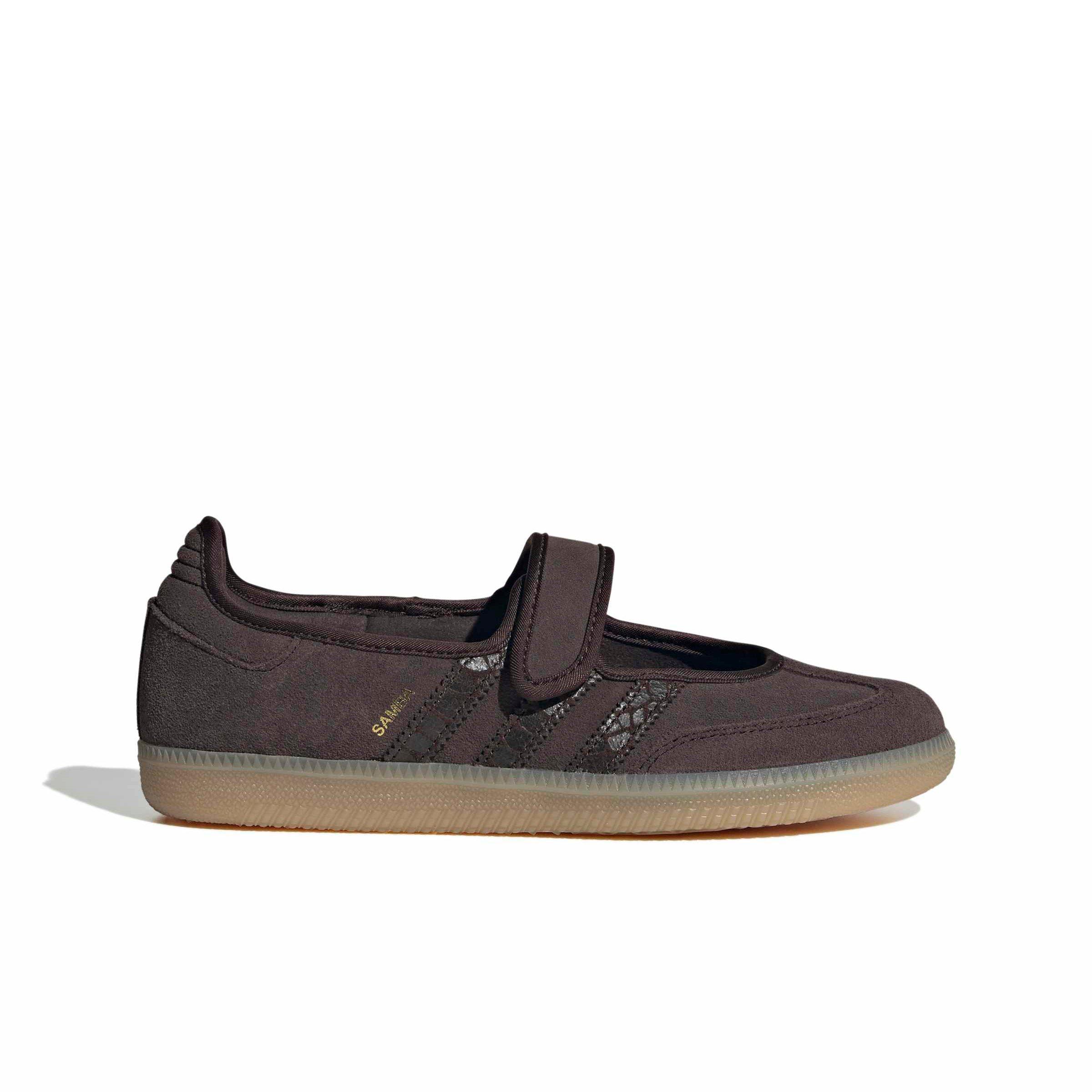 adidas Originals Samba Jane "Aurora Coffee/Aurora Coffee/Gold Metallic" Women's Shoe - COFFEE/COFFEE/GOLD